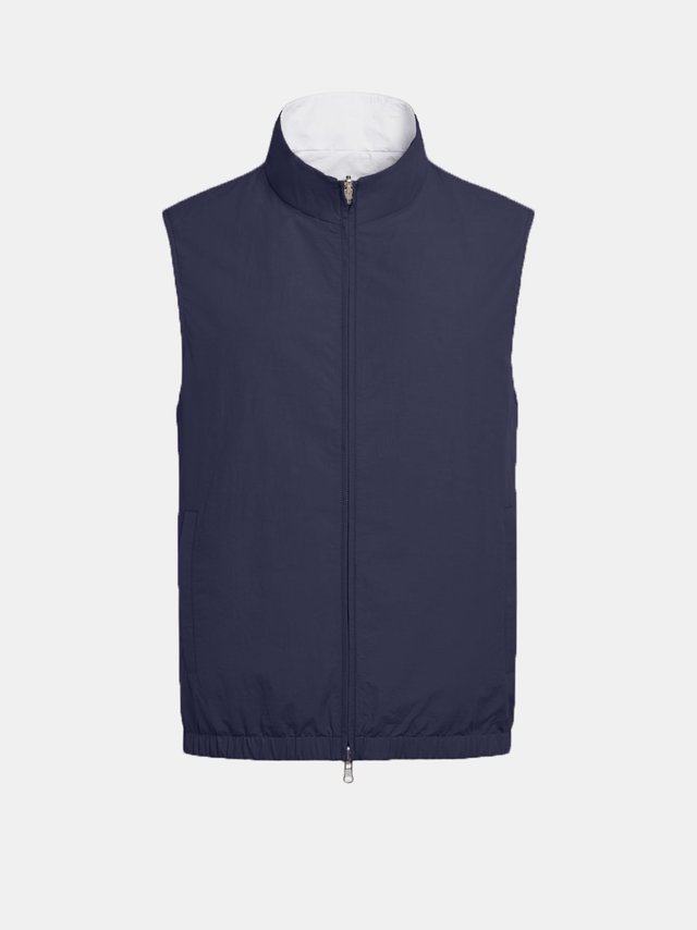 Navy Reversible Resort Gilet