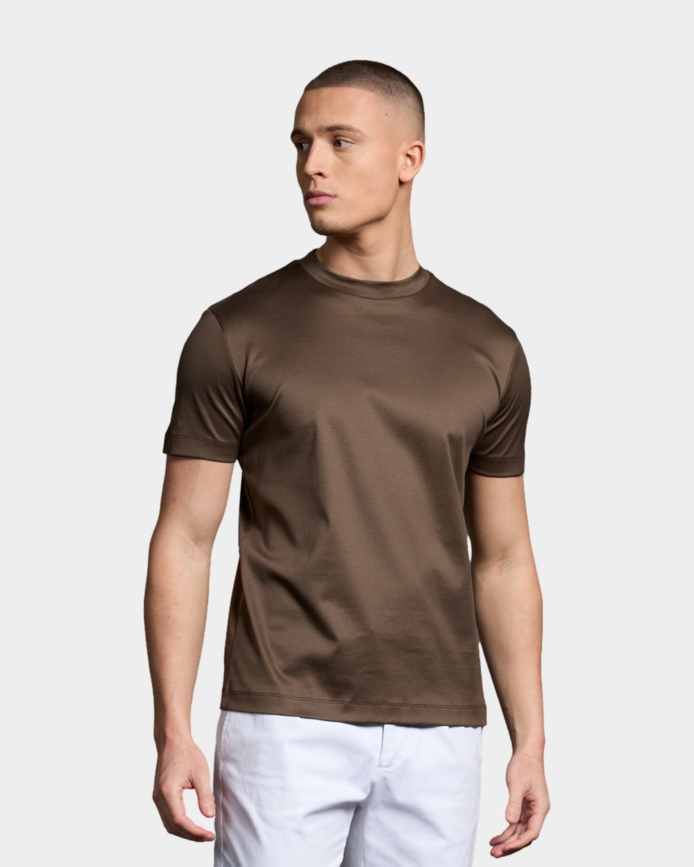 Luxe Supima T-Shirt Coffee